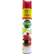 تصویر اسپری خوشبو کننده هوا کاسپین مدل رز حجم 400 میلی لیتر Caspian Rose Air Freshener Spray 400ml