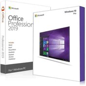 تصویر ویندوز 10 پرو بهمراه آفیس پرو پلاس 2019-لایسنس OEM 
