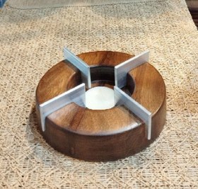 تصویر وارمر گرد چوبی 