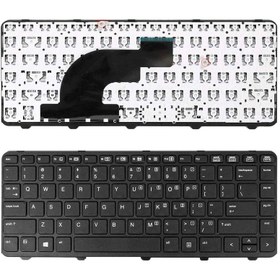 تصویر کیبورد لپ تاپ اچ پی HP ProBook 640 G1 / 645 G1 با فریم مشکی ا HP ProBook 640 G1 / 645 G1 Keyboard Laptop HP ProBook 640 G1 / 645 G1 Keyboard Laptop