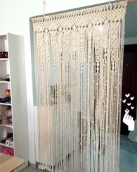 تصویر پرده مکرومه بافی طرح نازنین 