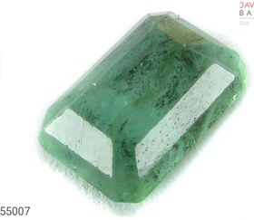تصویر نگین زمرد زامبیا چهارگوش کد 55007 
