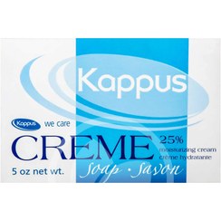 تصویر صابون کرمی رطوبت رسان مناسب پوست های خشک و دهیدراته کاپوس 150 گرم KAPPUS Creme Soap 150g