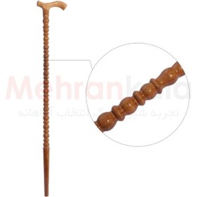 تصویر عصای پیاده روی چوبی مدل Aroundcane Around Cane walking wooden Crutches