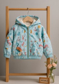 تصویر کاپشن ضد آب خردسال و نوجوان 