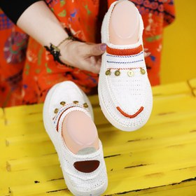 تصویر گیوه زنانه گلدوزی کد723 