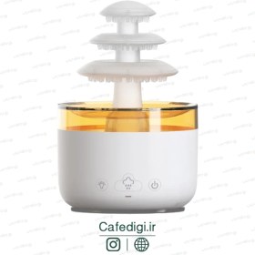 تصویر بخور و چراغ خواب بارانی سه طبقه Three -Layer Rain Cloud Humidifier Water Drip