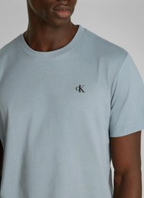 تصویر تی‌شرت گردن گرد لوگو برند calvin klein jeans Logo Crew Neck T-Shirt