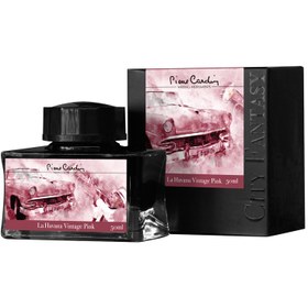 تصویر جوهر خودنویس رنگ La Havana Vintage Pink پیرکاردین Pierrecardin La Havana Vintage Pink 50 ml Ink Bottle