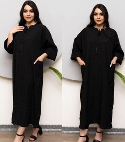 تصویر مانتو کفتان بلند 