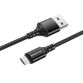 تصویر کابل تبدیل USB به MICROUSB بروفون مدل BX54 طول 1 متر Borofone BX54 MicroUSB Cable 1m