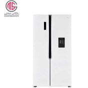 تصویر یخچال و فریزر ساید بای ساید 28 فوت جی پلاس مدل GSS-P7525 ا side-by-side refrigerator and freezer model GSS-P7525 side-by-side refrigerator and freezer model GSS-P7525