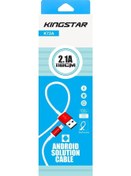 تصویر کابل کینگ استار متناسب گوش های آیفون Charger Cable KingStar