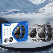 تصویر ساعت هوشمند ویسمی مدل Wisme-X37 Max صفحه گرد با بدنه آلومینیومی 