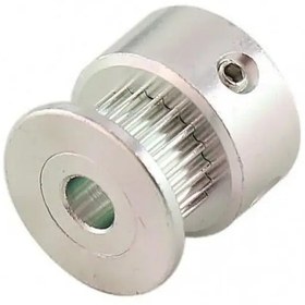 تصویر پولی 20 دندانه GT2 شفت 5 عرض 6 میلیمتر GT2 Timing Pulley 20 Teeth bore diameter: 5mm belt width: 6mm