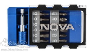 تصویر ست سر پیچ گوشتی برند نووا مدل NTS-1325 ( 13 عددی) nova-20-piece-screwdriver-set-model-nts-1325