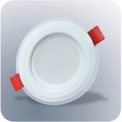 تصویر پنل گرد توکار ال ای دی رونیکا 7 وات کد 129 