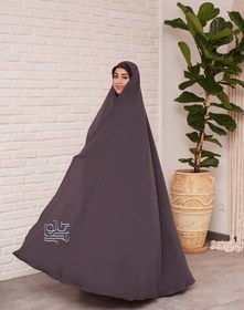 تصویر چادر ساده سنتی یاسی 