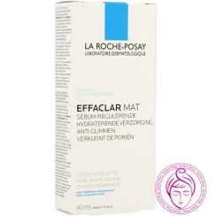 تصویر کرم مرطوب‌ کننده مات کننده لاروش پوزای مدل افاکلار مات La Roche-Posay Effaclar Mat 