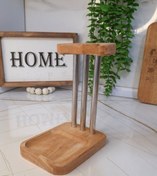 تصویر استند کنار گازی چوبی 