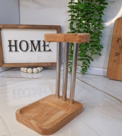 تصویر استند کنار گازی چوبی 