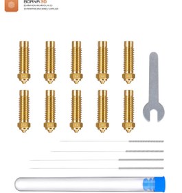 تصویر پک نازل برنجی Neptune 4 Plus / 4 Max 