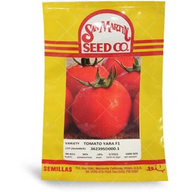 تصویر بذر گوجه فرنگی یارا از شرکت سن مارتین آمریکا مشابه بدرو فلات 5000 عددی Tomato Yara F1 San Martin Seed Num 5000 Seeds