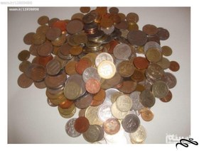 تصویر ۱۱۲عدد سکه خارجی اصل و اورجینال در حد بانکی 