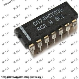 تصویر آی سی تی تی ال CD74HCT03E / RCA 