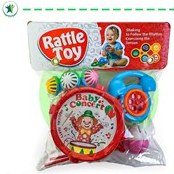 تصویر جغجغه طبل دار 