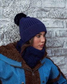 تصویر شال گردن رینگی بافت 