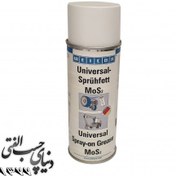 تصویر اسپری گریس همه کاره MoS2 ویکن WEICON Universal Spray-on Grease with MoS2 