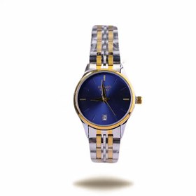 تصویر خرید قسطی | ساعت مچی زنانه سیکو طلایی نقره ای صفحه سرمه ای GN 059/42 