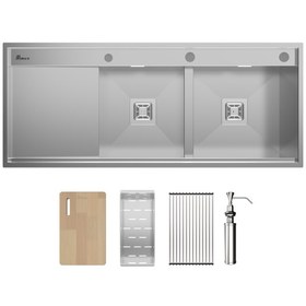 تصویر سینک استیل بیمکث مدل ۴۷۰۴ 