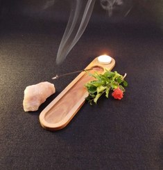 تصویر جاعودی و جاشمعی وارمری چوبی 