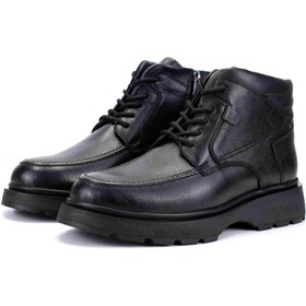 تصویر بوت چرم طبیعی مردانه مدل مانا 