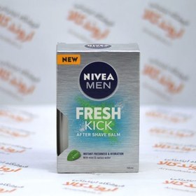 تصویر لوسیون افتر شیو نیوآ مدل Fresh Kick حجم 100 میلی لیتر بعد از اصلاح