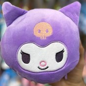 تصویر چشم بند بالشتی طرح کرومی بنفش 