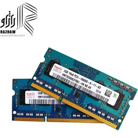 تصویر رم 2 گیگابایت DDR3 لپتاپ برند هاینیکس باس 10600 