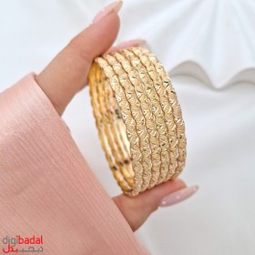 تصویر النگو طلا روس مدل ویکتو 