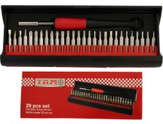 تصویر ست بیت 29پارچه موبایلی تایوانی برند TAM 29 pcs Bit set TAM Made in Taiwan