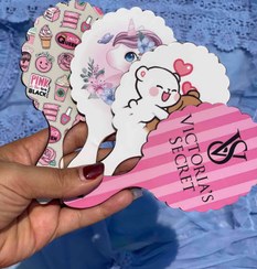 تصویر آینه دسته دار فانتزی قیمت مناسب 