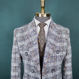 تصویر نیم پالتو پشمی دبل برست 