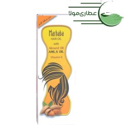 تصویر روغن مو بادام ضد ریزش و تقویت کننده مرحبا حجم 175 میلی لیتر 