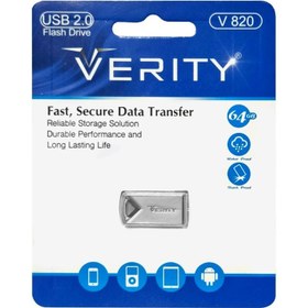 تصویر فلش مموری وریتی V820 USB 2 ظرفیت 64 گیگابایت VERITY V820 USB 2 Flash Drive- 64GB