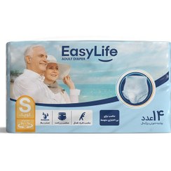تصویر پوشینه شورتی ایزی لایف بزرگسال سایز کوچک 14عددی Easylife Adult Diaper Size Small 14pcs