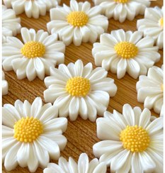 تصویر شمع بابونه طرح گل نرگس 