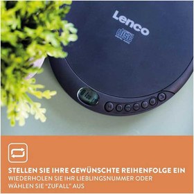 تصویر واکمن سی دی قابل حمل مدل CD-010 برند Lenco 