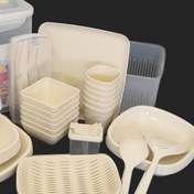 تصویر سرویس مسافرتی ۶۰ پارچه ۶ نفره موکا لیمون 