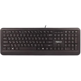تصویر کیبورد باسیم هترون مدل HK207 